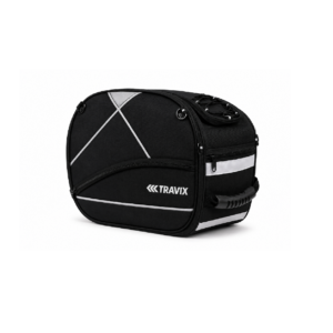 TRAVIX 70L Heavy-Duty Motorcycle Saddle Bag – Heavy Duty, Water-Resistant Luggage for Long Rides & Rough Terrain | Suitable for Straight Exhaust Bikes | Includes Waterproof Rain Cover & Reflective Strips (Pair/Set)